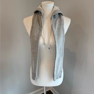 Veronica Beard Gray Hoodie Dickey Insert